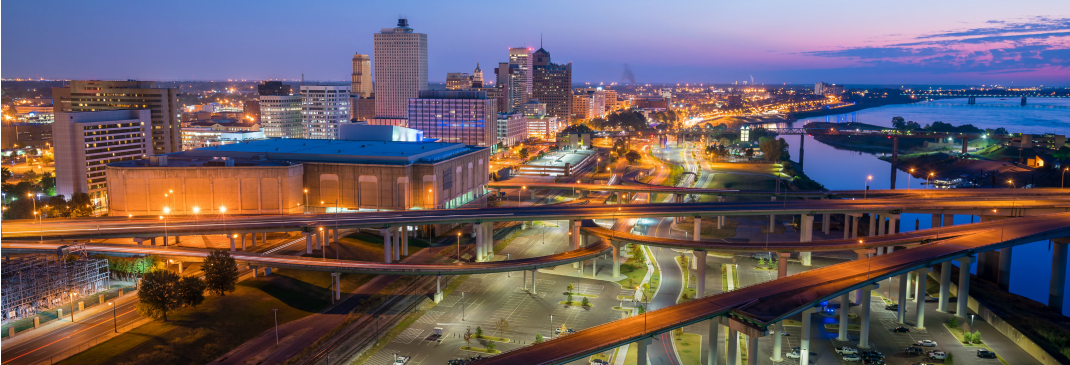 Conduire à Memphis et dans les environs